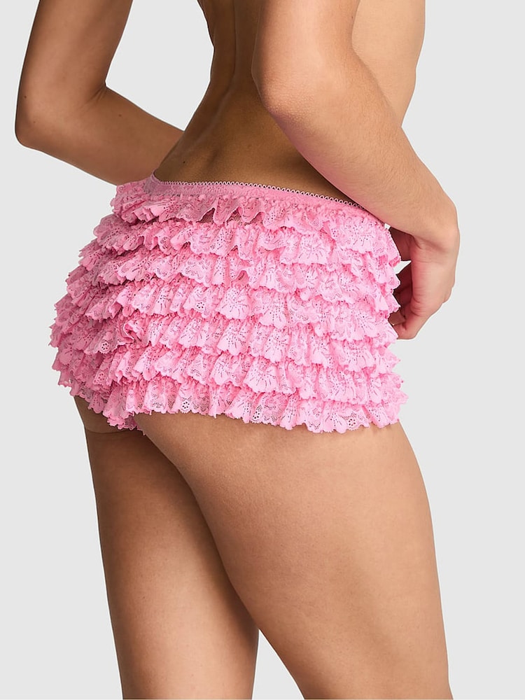 Victoria's Secret Pink Pink Lollipop Bloomer Mesh Knickers - Image 2 of 2