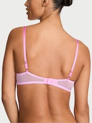 Victoria's Secret Watercolour Pink Unlined Balcony Embroidery Bra - Image 3 of 4