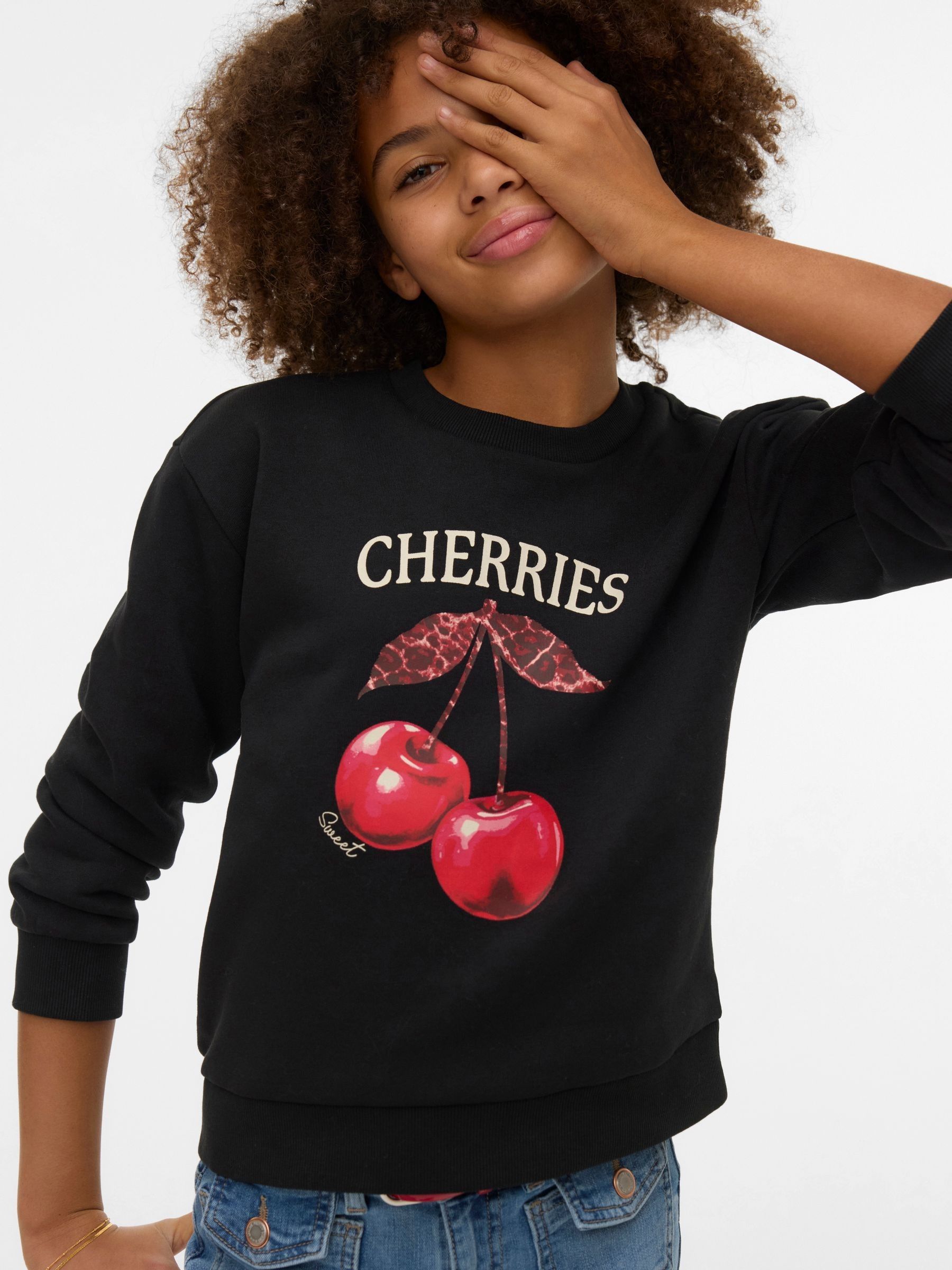 Buy VERO MODA Black Cherry Printed Sweatshirt from Next USA