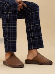 Lazy Dogz Blue Glen II Mule Slippers - Image 1 of 1