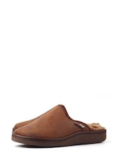 Коричневий - Lazy Dogz Blue Glen II Mule Slippers - Image 6 of 9