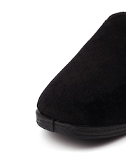 Melns - Lazy Dogz Tamar II Full Black Slippers - Attēls 10 no 10