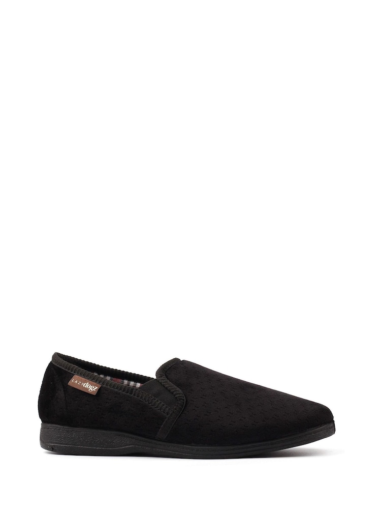 Melns - Lazy Dogz Tamar II Full Black Slippers - Attēls 2 no 10