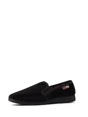 Melns - Lazy Dogz Tamar II Full Black Slippers - Attēls 4 no 10