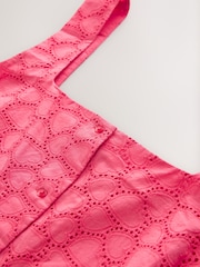 Pink Broderie Heart - Image 2 of 3