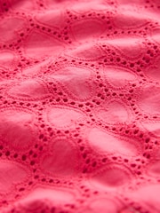 Pink Broderie Heart - Image 3 of 3