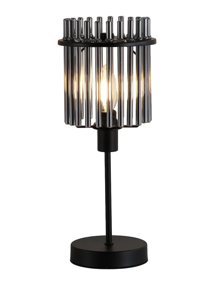 Searchlight 1 Light Glass Rod Table Lamp - صورة 2 من 5 Searchlight 1 Light Glass Rod Table Lamp - صورة 2 من 5