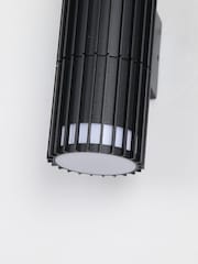 Searchlight Black and White 2 Light Outdoor Wall Light - Image 4 of 5