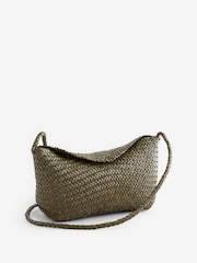 Dragon Diffusion Green Corsina Weave Cross-Body Bag - Image 2 of 6