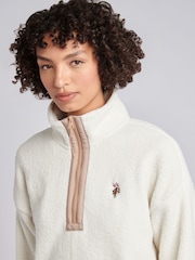 U.S. Polo Assn. Double Horsemen Borg 1/4 Zip Fleece - Imagen 2 de 7
