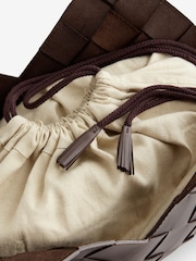 Dragon Diffusion Brown Castello Woven Tote - Image 5 of 7