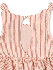 Konges Sløjd Pink Ellie Cherry Embroidered Tiered Dress - Image 3 of 4