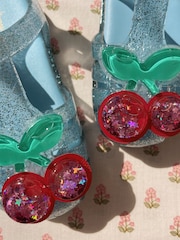 Konges Sløjd Blue Lilo Glitter Cherry Sandals - Image 1 of 1