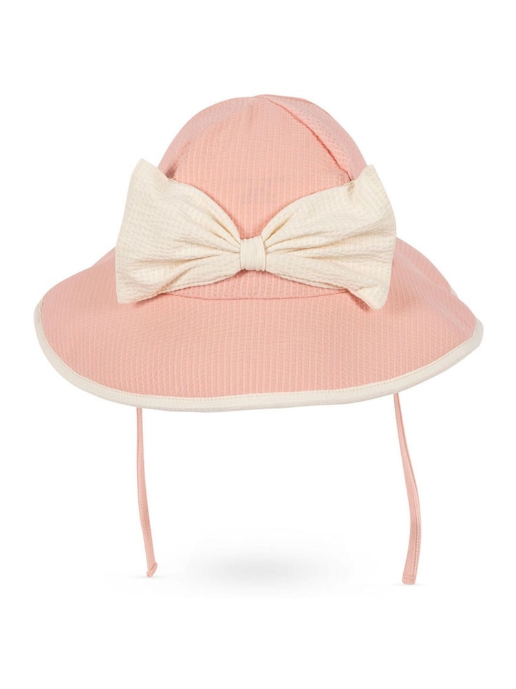 Konges Sløjd Pink Bowie Swim Hat With Bow Detail - Image 3 of 3