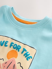 Multi Slogan Long Leg Short Sleeve Pyjamas 3 Pack (9mths-10yrs) - Image 7 of 9