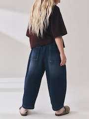 Dark Wash Jersey Denim Baggy Loose Fit Jeans (3-16yrs) - Image 3 of 4