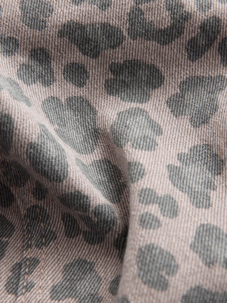 Grey Animal Print Wide Leg Jeans (3-16yrs) - Image 9 of 9