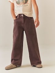 Chocolate Brown Wide Leg Jeans (3-16yrs) - Image 1 of 4
