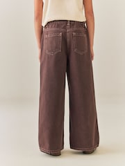 Chocolate Brown Wide Leg Jeans (3-16yrs) - Image 3 of 4