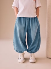Mid Blue Cuffed Jeans (3-16yrs) - Image 2 of 7