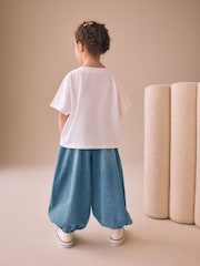 Mid Blue Cuffed Jeans (3-16yrs) - Image 3 of 7