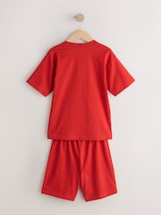 Red/Blue England Short Pyjamas 3 Pack (3-16yrs) (3-16yrs) - Image 3 of 7