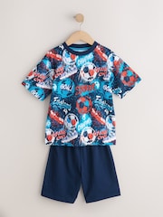 Diseño de Inglaterra en rojo/azul - Short Pyjamas 3 Pack (3-16yrs) (3-16yrs) - Imagen 9 de 11
