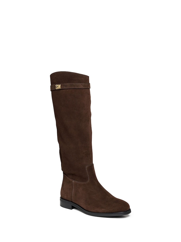 Steve Madden Novi High Brown Boots - Image 2 of 4