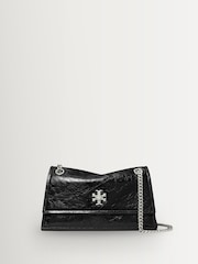 Tory Burch Black Kira Turnlock Mini Bag - Image 1 of 4