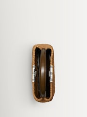 Tory Burch Natural Eleanor Straw Mini Satchel Bag - Image 8 of 8