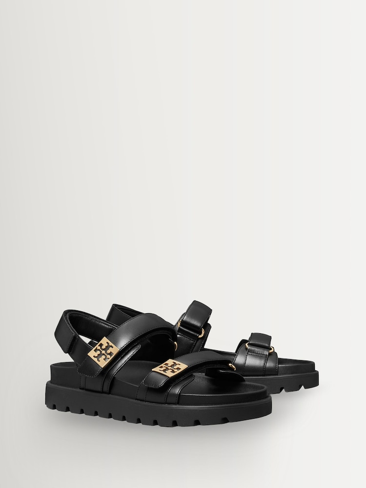 Tory Burch Black Mellow Sport Sandals - Image 2 of 4