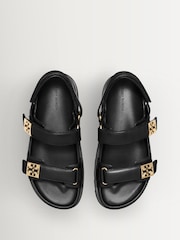 Tory Burch Black Mellow Sport Sandals - Image 3 of 4