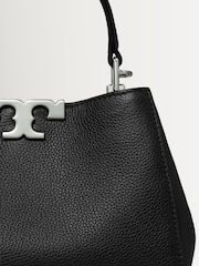 Tory Burch Black Eleanor Soft Mini Satchel Bag - Image 4 of 4