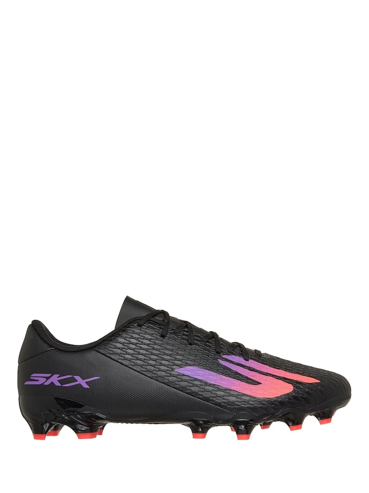 Skechers Black Skx_2 Club Multi Ground Football Boots - Image 1 of 5 Skechers Black Skx_2 Club Multi Ground Football Boots - Image 1 of 5