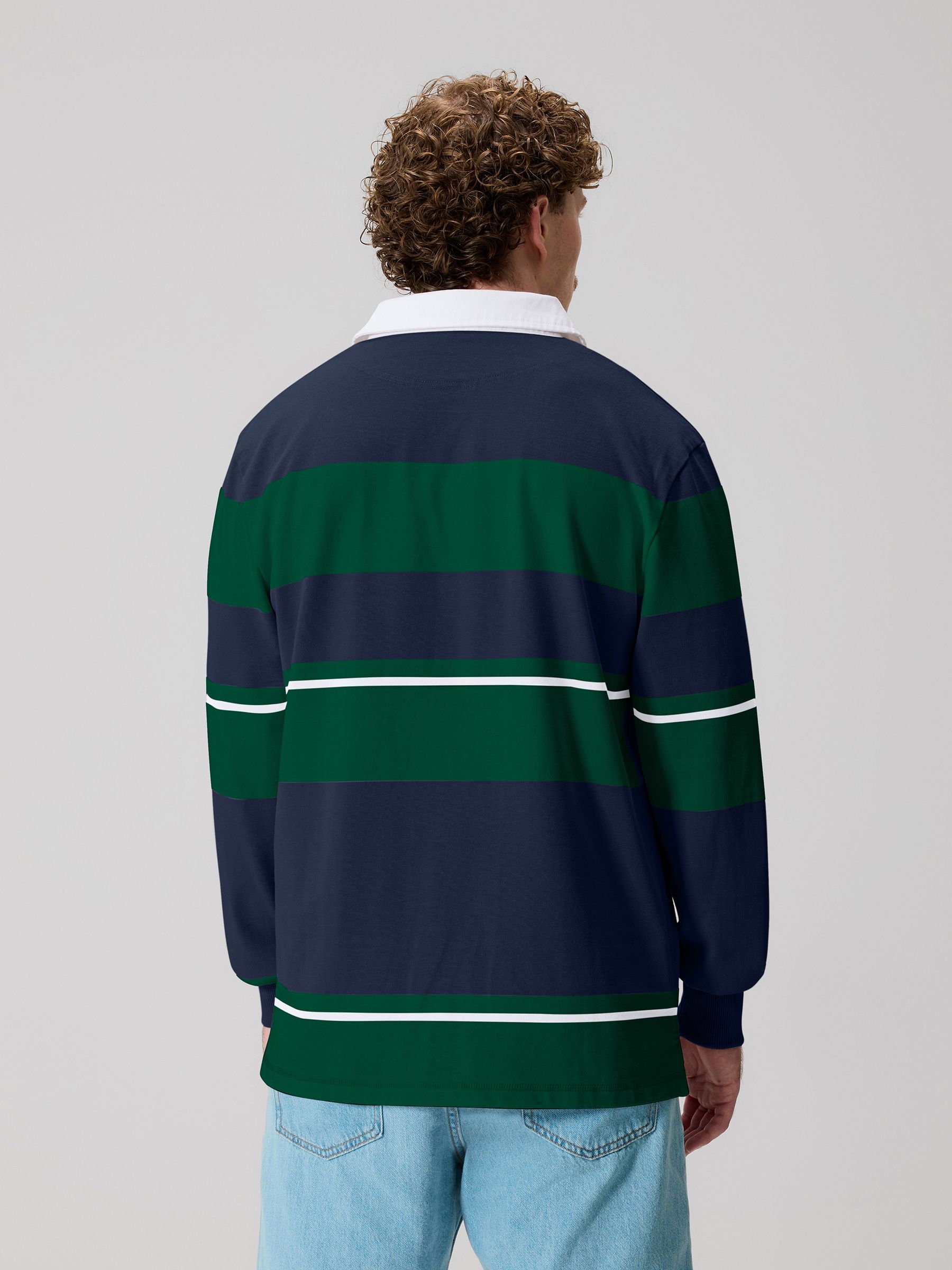 Buy Canterbury Blue Ccc Multi Stripe Rugby Jersey from the Next UK