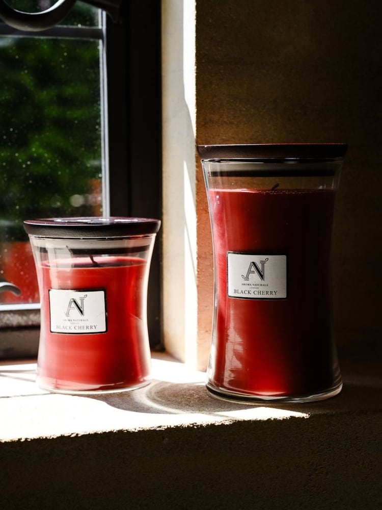 Aroma Naturals Red Contemporary Cherry Candle - Image 1 of 5 Aroma Naturals Red Contemporary Cherry Candle - Image 1 of 5