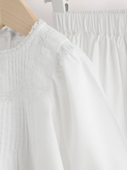 Blanc - Ensemble Bébé haut et pantalon en dentelle tissée 2 Piece (0mois-2ans) - Image 11 de 18