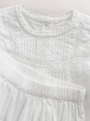 Blanc - Ensemble Bébé haut et pantalon en dentelle tissée 2 Piece (0mois-2ans) - Image 12 de 18