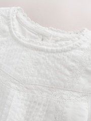Blanc - Ensemble Bébé haut et pantalon en dentelle tissée 2 Piece (0mois-2ans) - Image 13 de 18