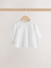 Blanc - Ensemble Bébé haut et pantalon en dentelle tissée 2 Piece (0mois-2ans) - Image 7 de 18