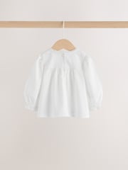 Blanc - Ensemble Bébé haut et pantalon en dentelle tissée 2 Piece (0mois-2ans) - Image 8 de 18