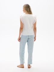 Hatley White Mix Media Tank - Image 2 of 3