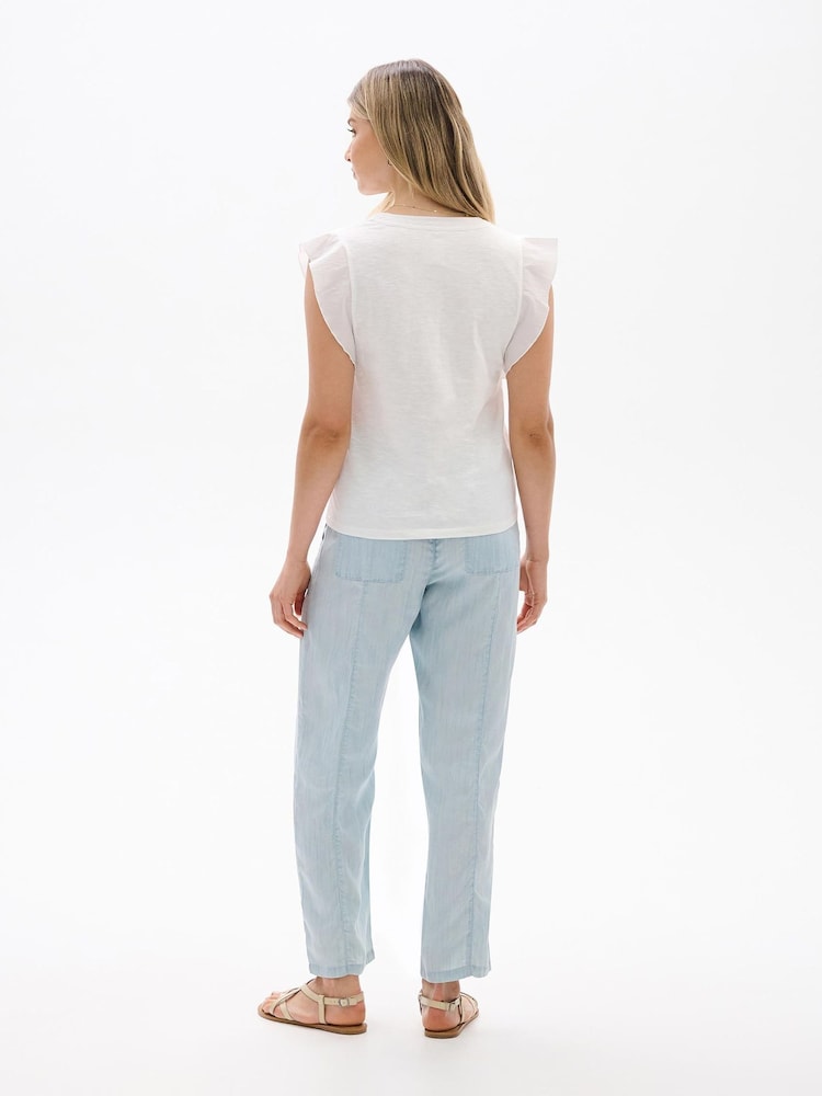 Hatley White Mix Media Tank - Image 2 of 3