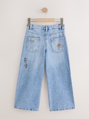 Pretty Embroidered Wide Leg Jeans (3-16yrs) - Image 7 of 9