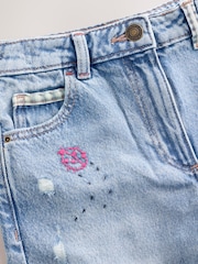 Pretty Embroidered Wide Leg Jeans (3-16yrs) - Image 9 of 9