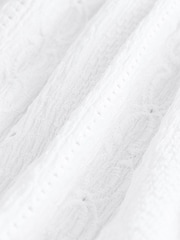 White Textured Peplum Top (3-16yrs) - Image 7 of 8