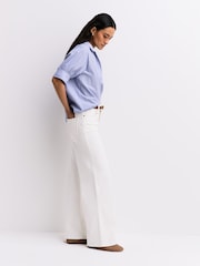 FRAME Au Natural Le Slim Palazzo Jeans - Image 2 of 6