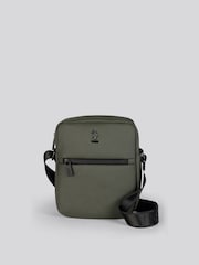 U.S. Polo Assn Green Mens Arrowhead Cross-Body Bag - Image 1 of 3