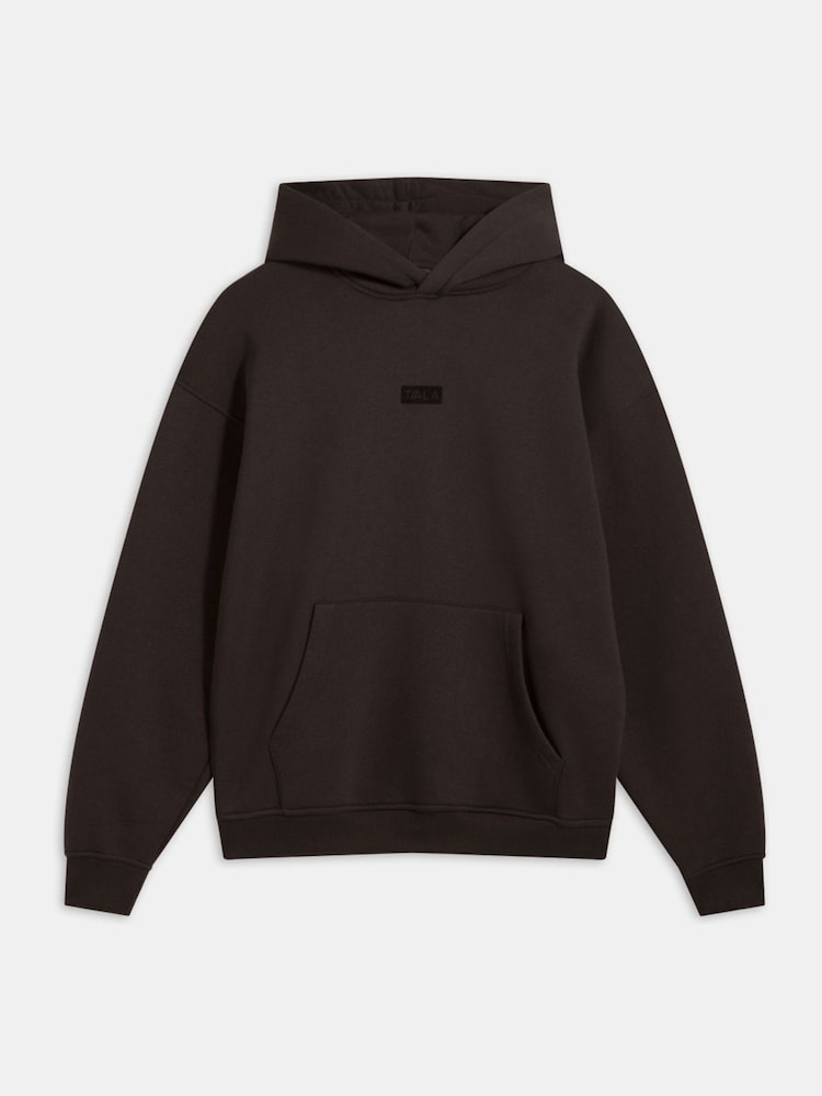 TALA Brown Go Outdoors Graphic Oversized Hoodie - Image 3 of 3 TALA Brown Go Outdoors Graphic Oversized Hoodie - Image 3 of 3
