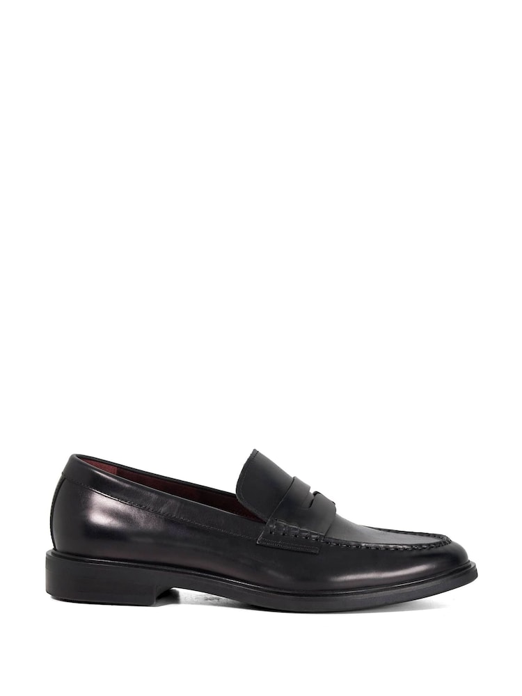 Dune London Black Sascha Loafers - Image 1 of 5 Dune London Black Sascha Loafers - Image 1 of 5